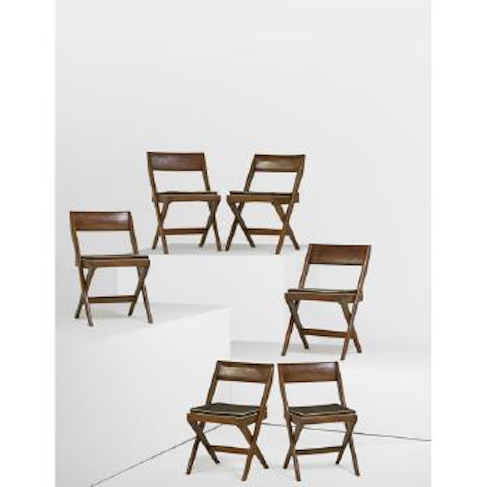 Library Chairs From The Chandigarh Administrative Buildings by Pierre Jeanneret