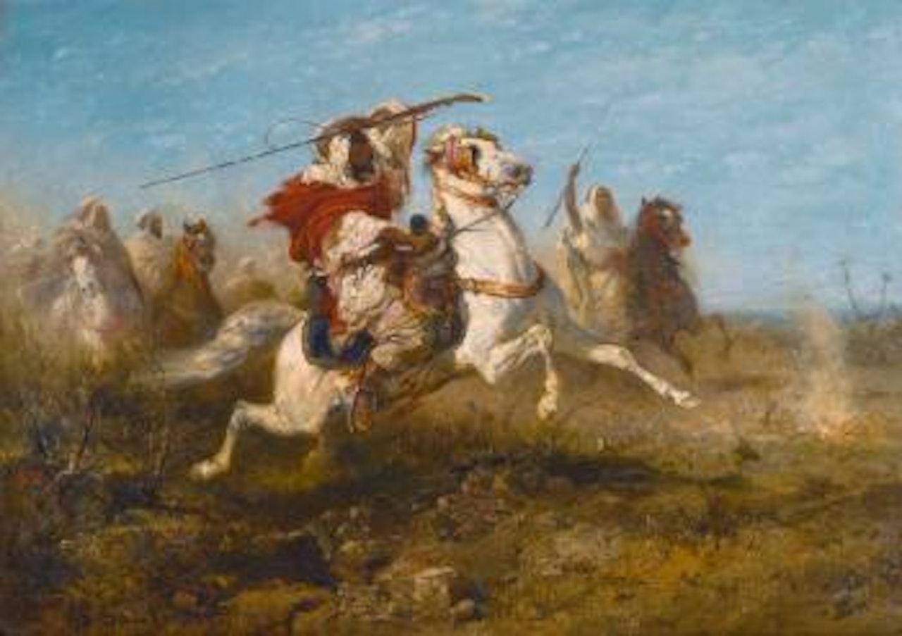 Arab Warriors by Adolf Schreyer