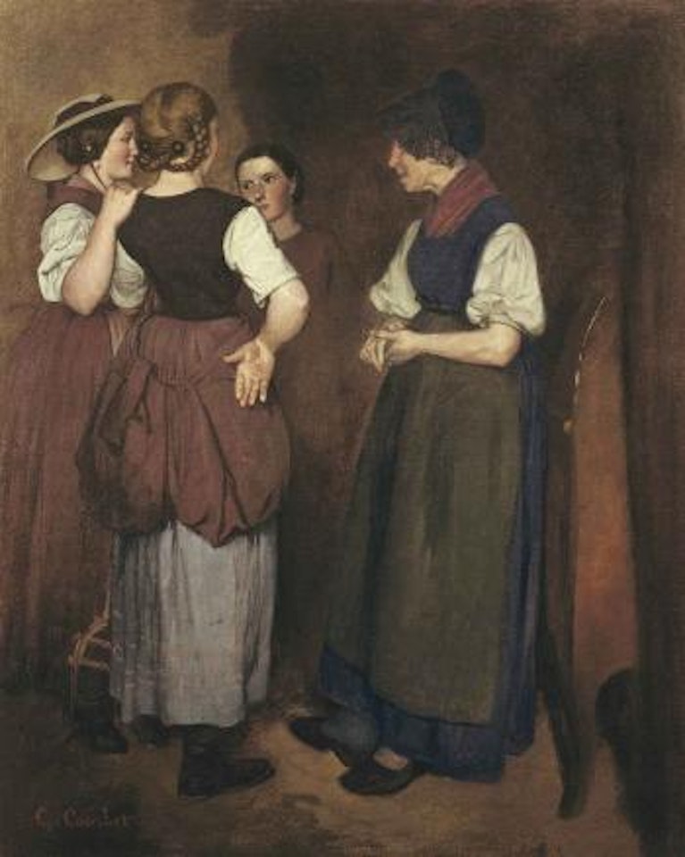 Les Récits de la Grand-Mère Salvan (Les trois soeurs de Courbet) by Gustave Courbet