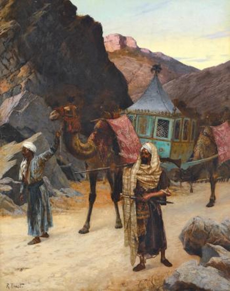 The Palanquin by Rudolf Ernst