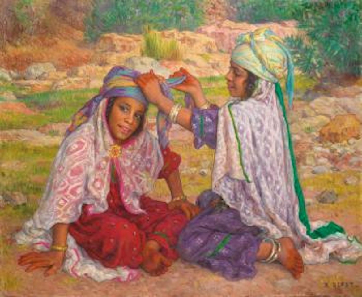 Jeunes Filles À Leur Toilette by Etienne Alphonse Dinet