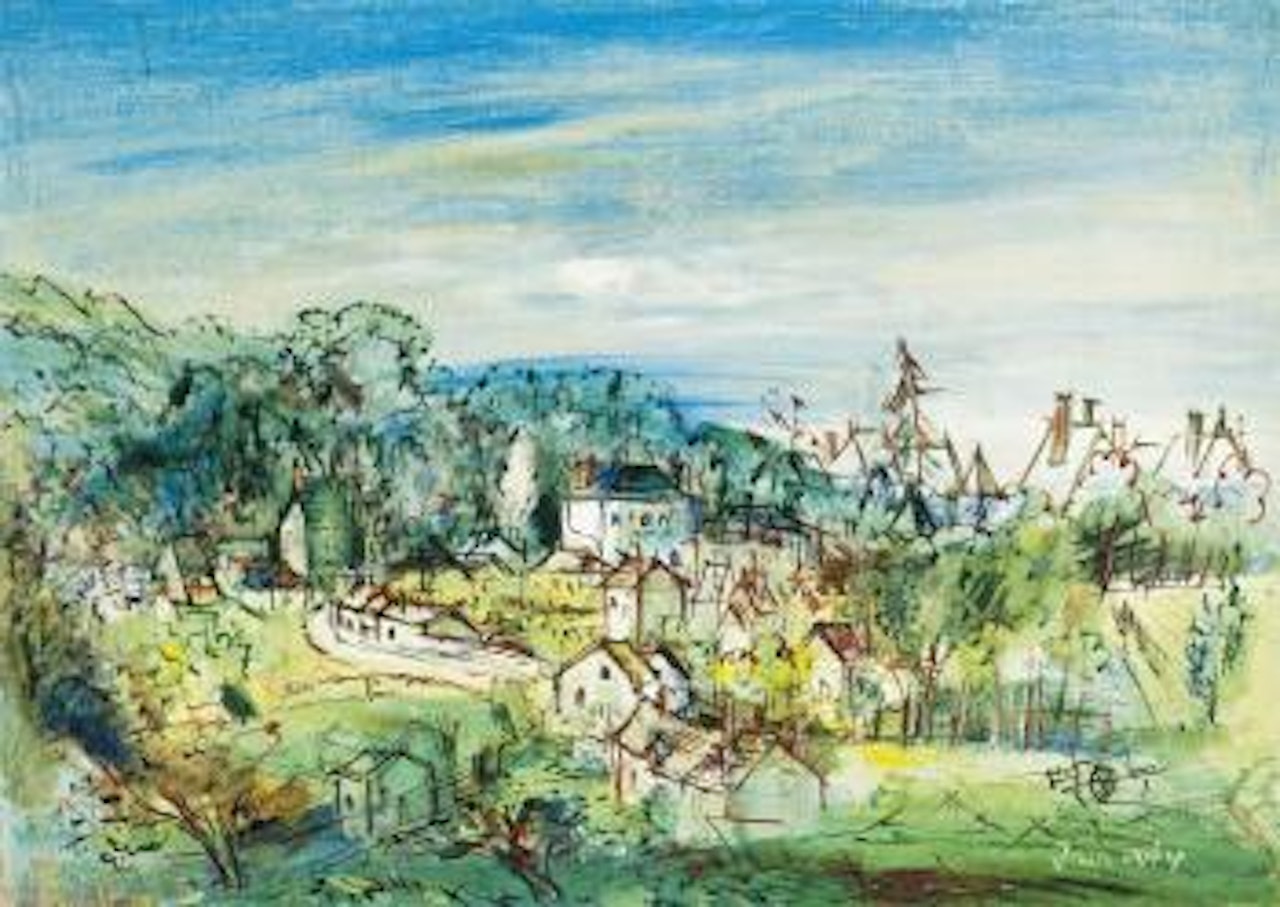Paysage de Touraine by Jean Dufy