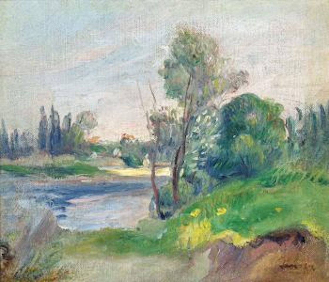 Bord de la rivière by Pierre-Auguste Renoir