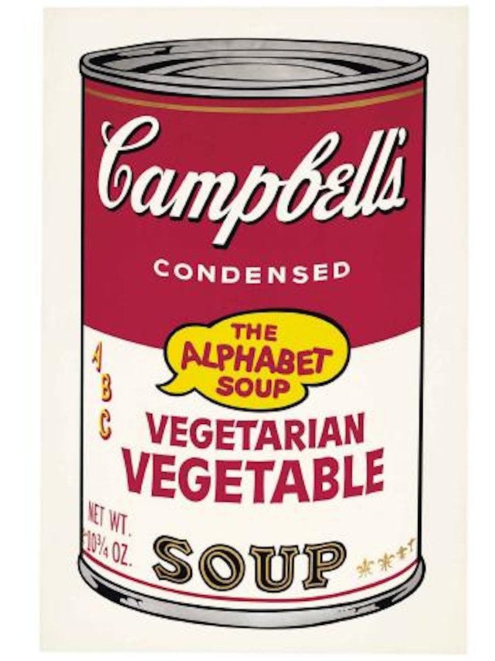 Vegetarian Vegetable, from Campbell's Soup II-(F&SII56) by Andy Warhol