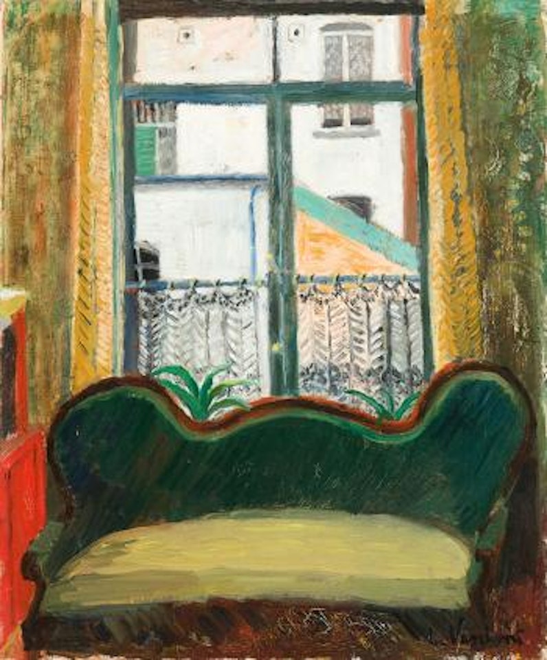 Groene zetel - Fauteuil vert by Louis van Lint