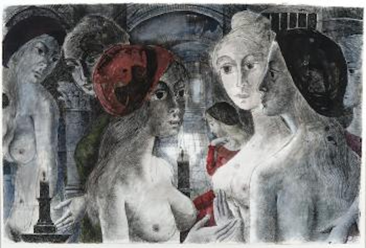 La noble rose by Paul Delvaux