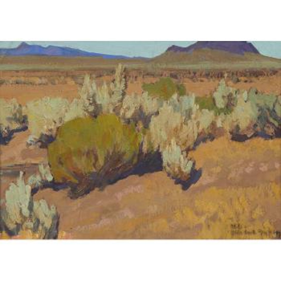 Sage and rabbit brush, 1927 by Maynard Dixon
