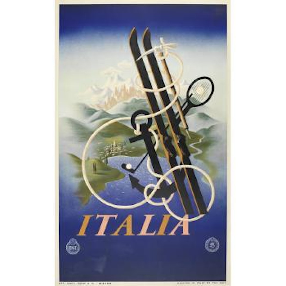 Italia, 1935 by Cassandre (Adolphe Jean-Marie Mouron)