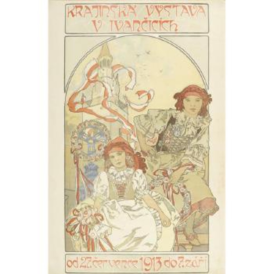 Poster for The Regional Fair at Ivančice, 1912 by Alphonse Mucha