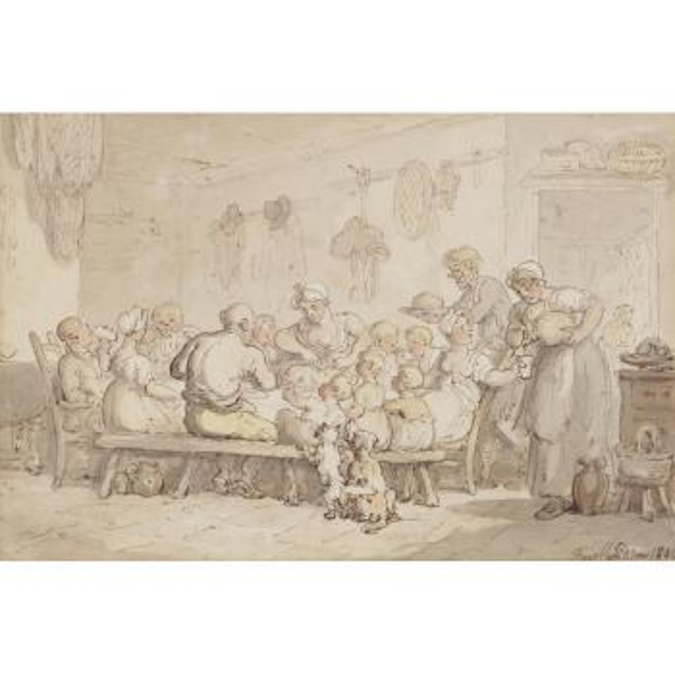 Feeding Time by Thomas Rowlandson