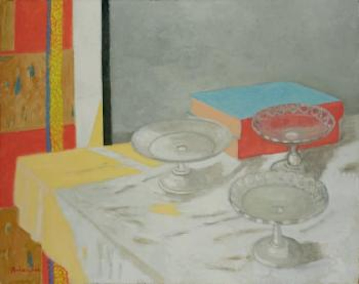 Nature morte aux trois coupes by Maurice Brianchon