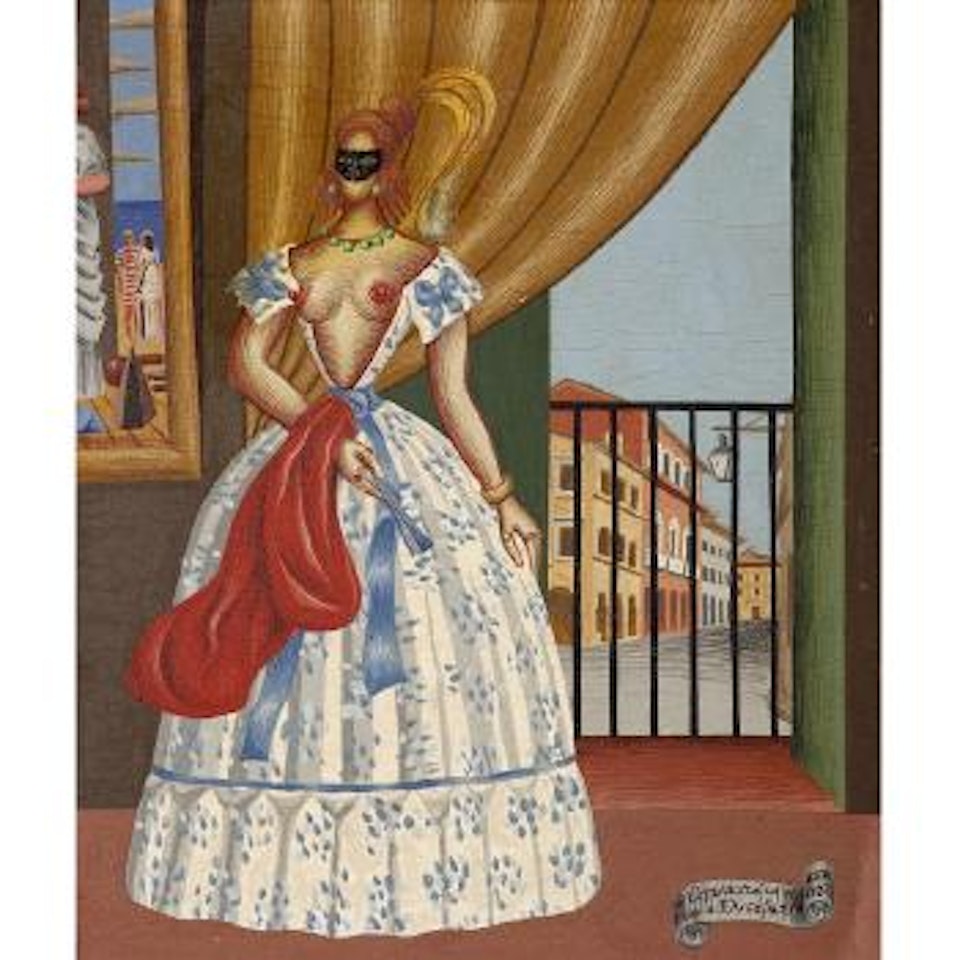 La très noble dame Elisavet Moutzan Martinegou by Nikos Engonopoulos