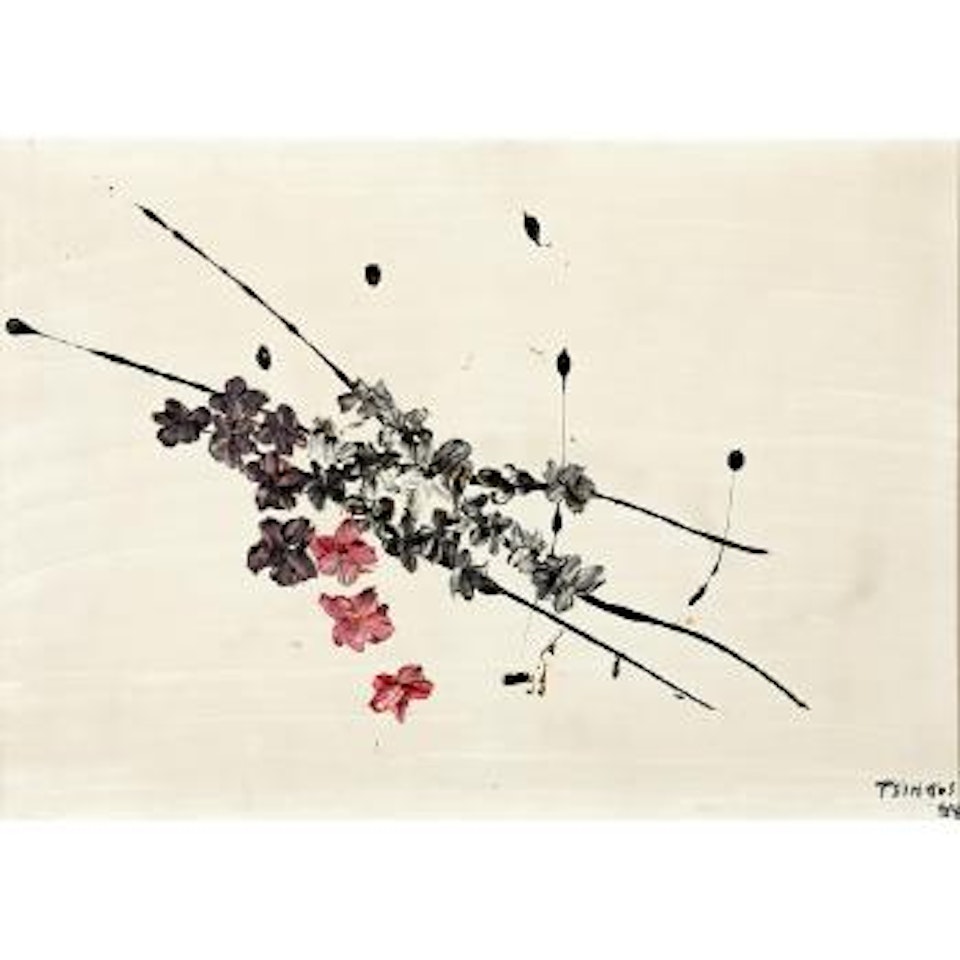 Fleurs sur fond blanc by Thanos Tsingos