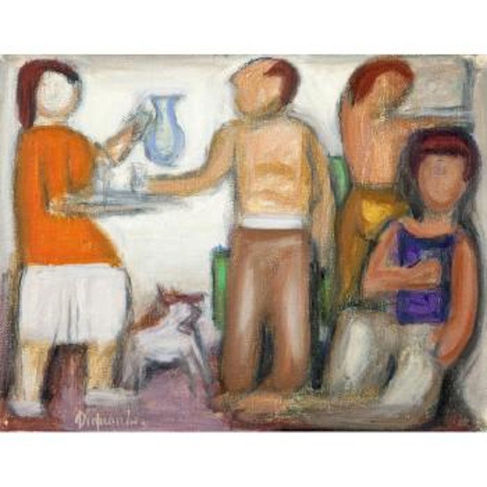 Composition with figures by Diamantis Diamandopoulos