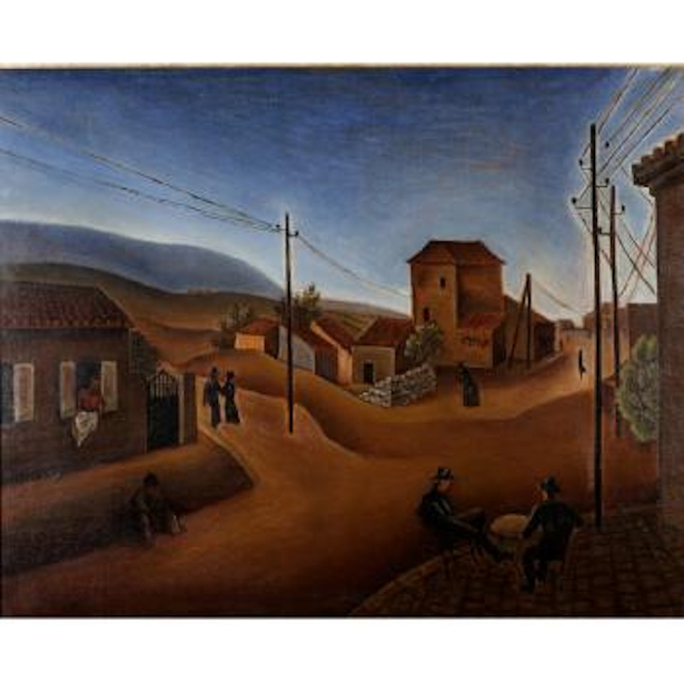 Little square in the neighborhood of Keramikos by Nicolas Ghika