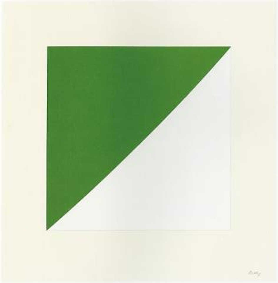 Green Curve with Radius of 20', from For Meyer Schapiro by Ellsworth Kelly