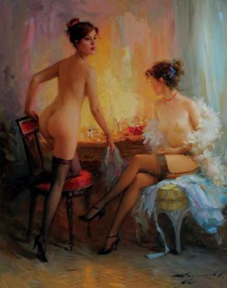 Les deux amies by Constantin Razoumov