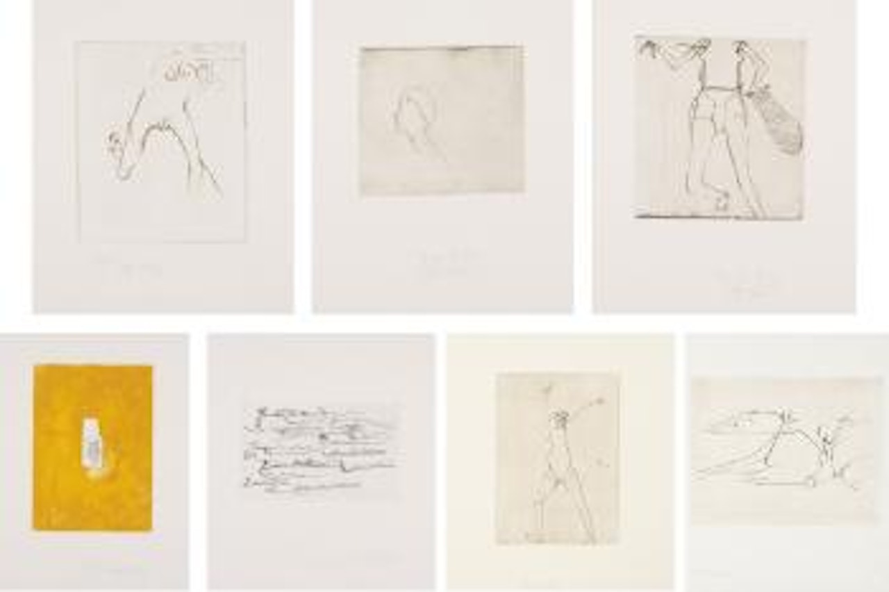 Zirkulationszeit (Circulation Time): six plates; and Schwurhand (Oath Hand): one plate by Joseph Beuys