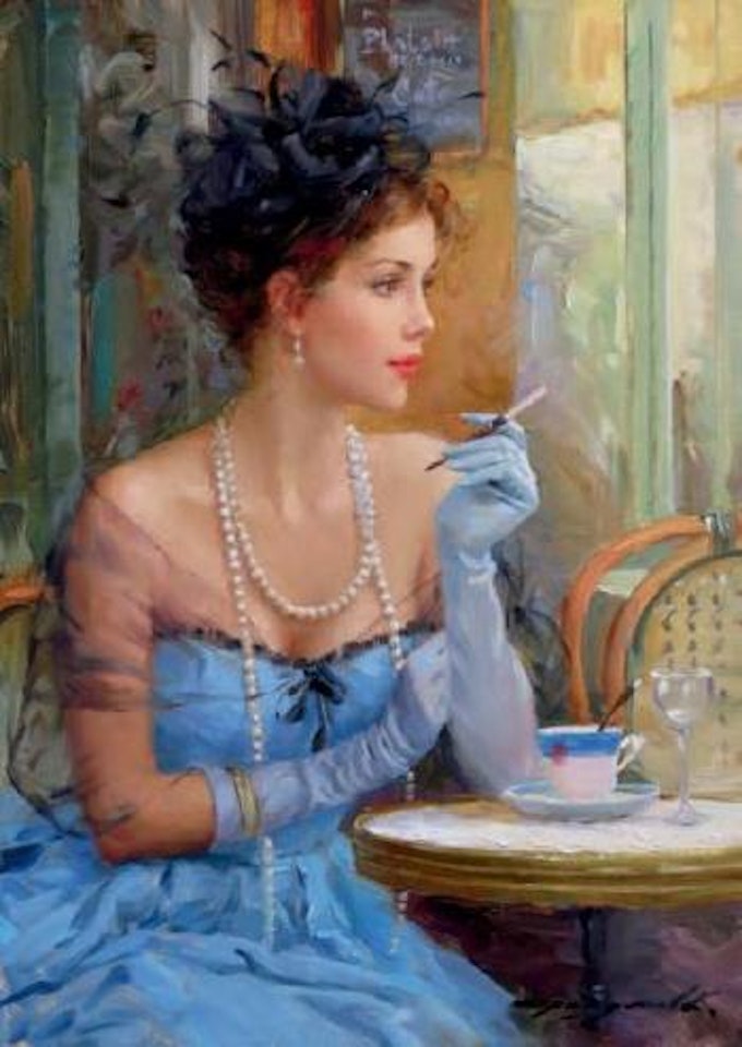 Le fume-cigarette by Constantin Razoumov