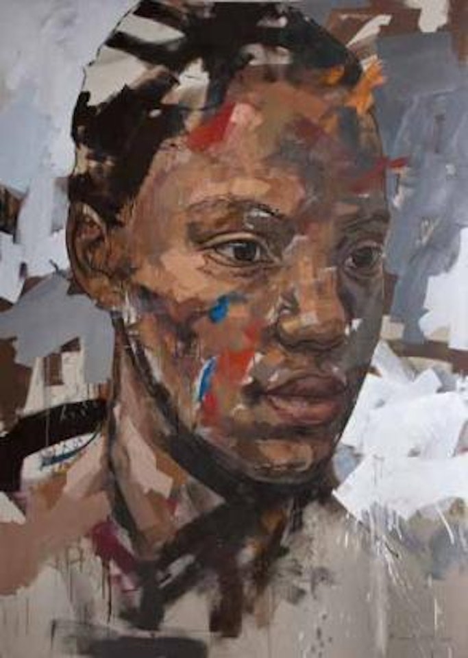 Portait of a young woman by Lionel Smit