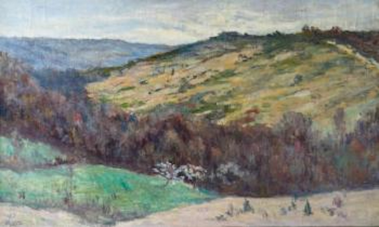 Rolleboise, le vallon by Maximilien Luce