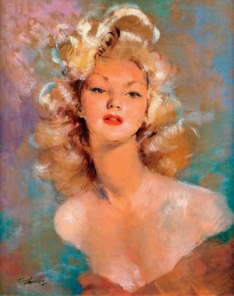 Portrait de jeune femme by Jean Gabriel Domergue