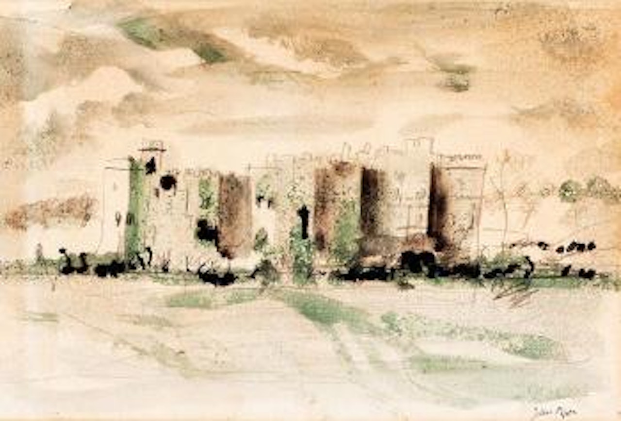 Carew Castle, Pembrokeshire by John Piper