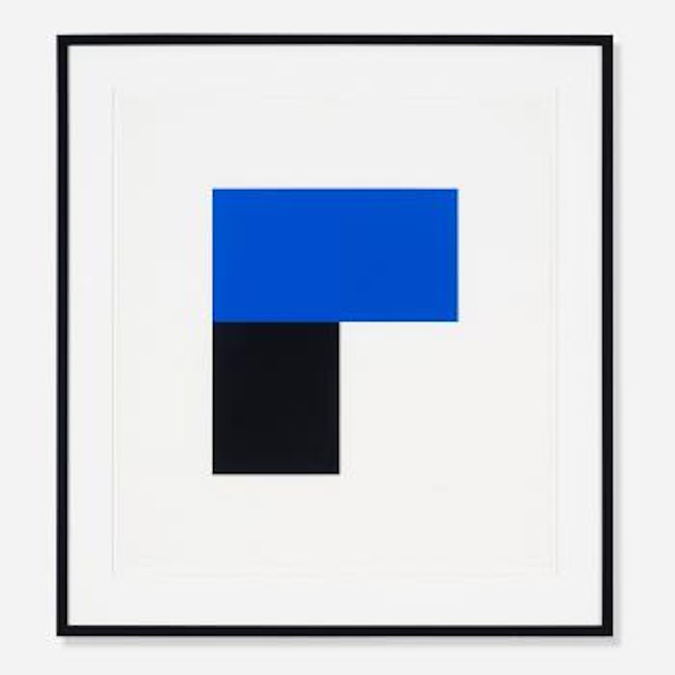 Blue with black II by Ellsworth Kelly