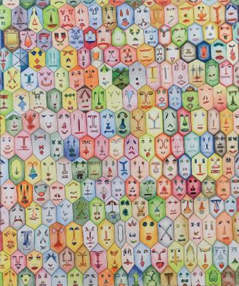 Faccine by Alighiero Boetti