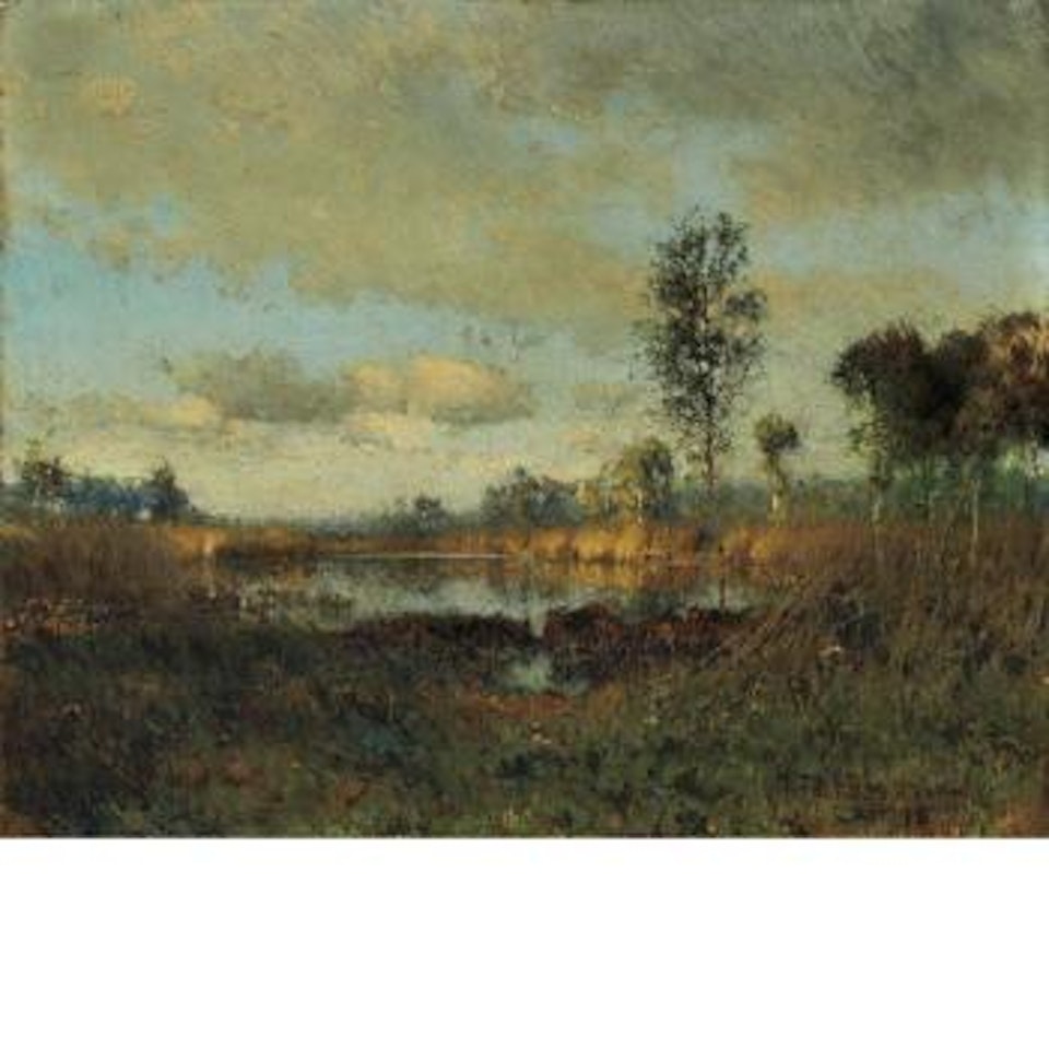 Etang dans les Landes by Ivan Pavlovitch Pochitonov