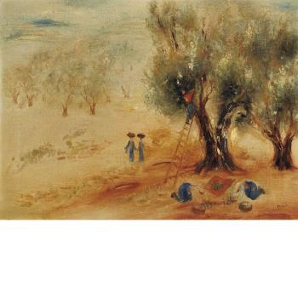 Olive Trees Near Safed by Reuven Rubin