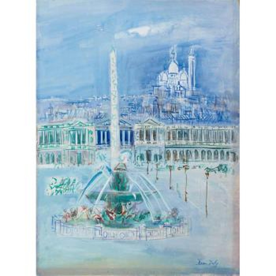 Place de la Concorde by Jean Dufy