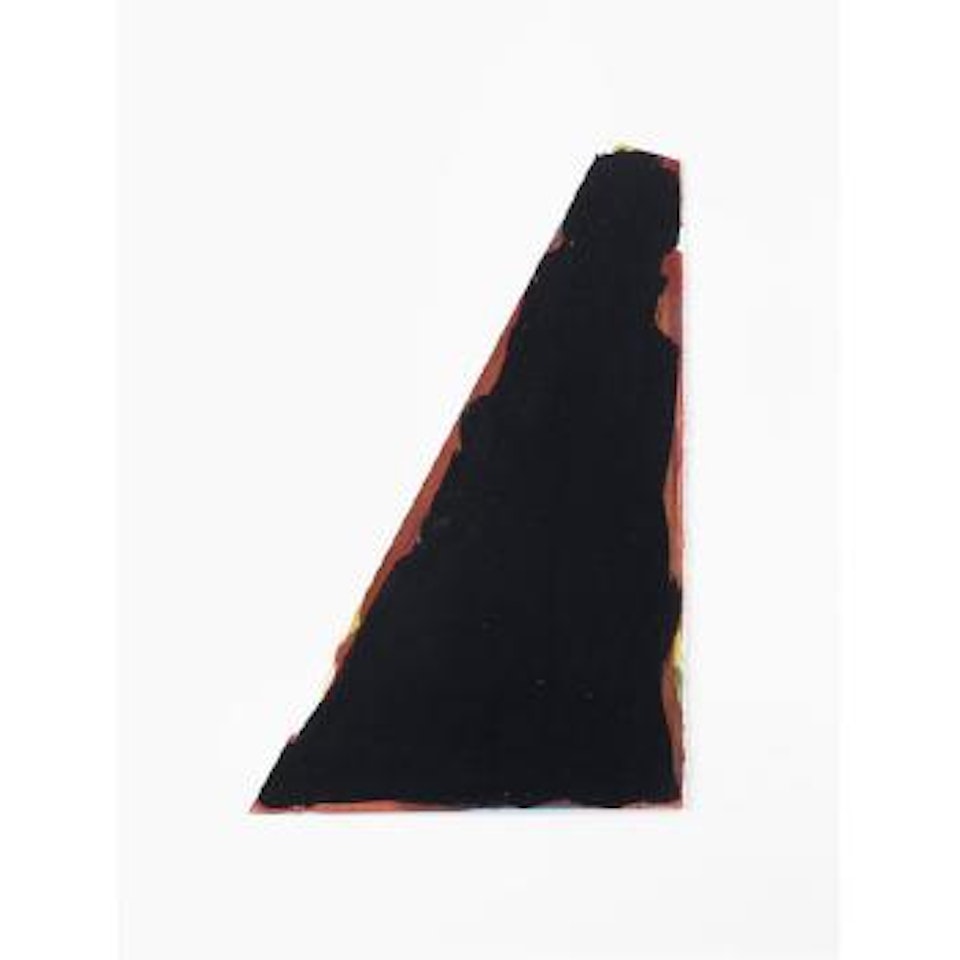 Irregular Shape, Black over Colors by Sol LeWitt