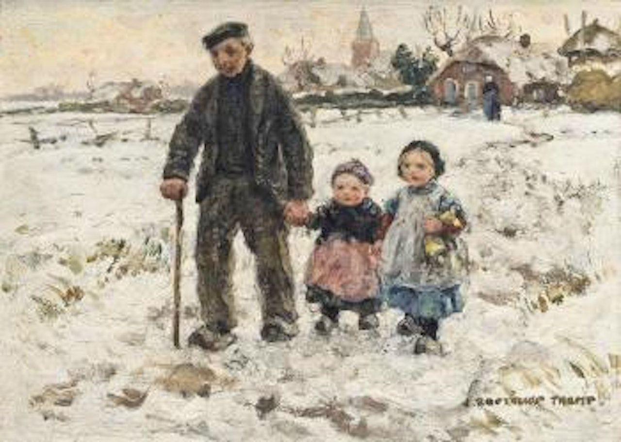 A winter walk with Grandpa by Jan Zoetelief Tromp
