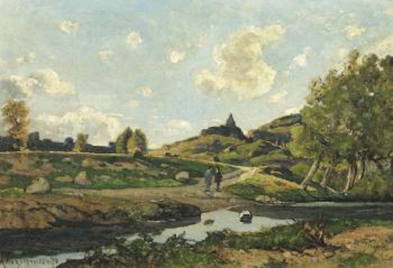 La chapelle Sainte Étienne by Henri Harpignies