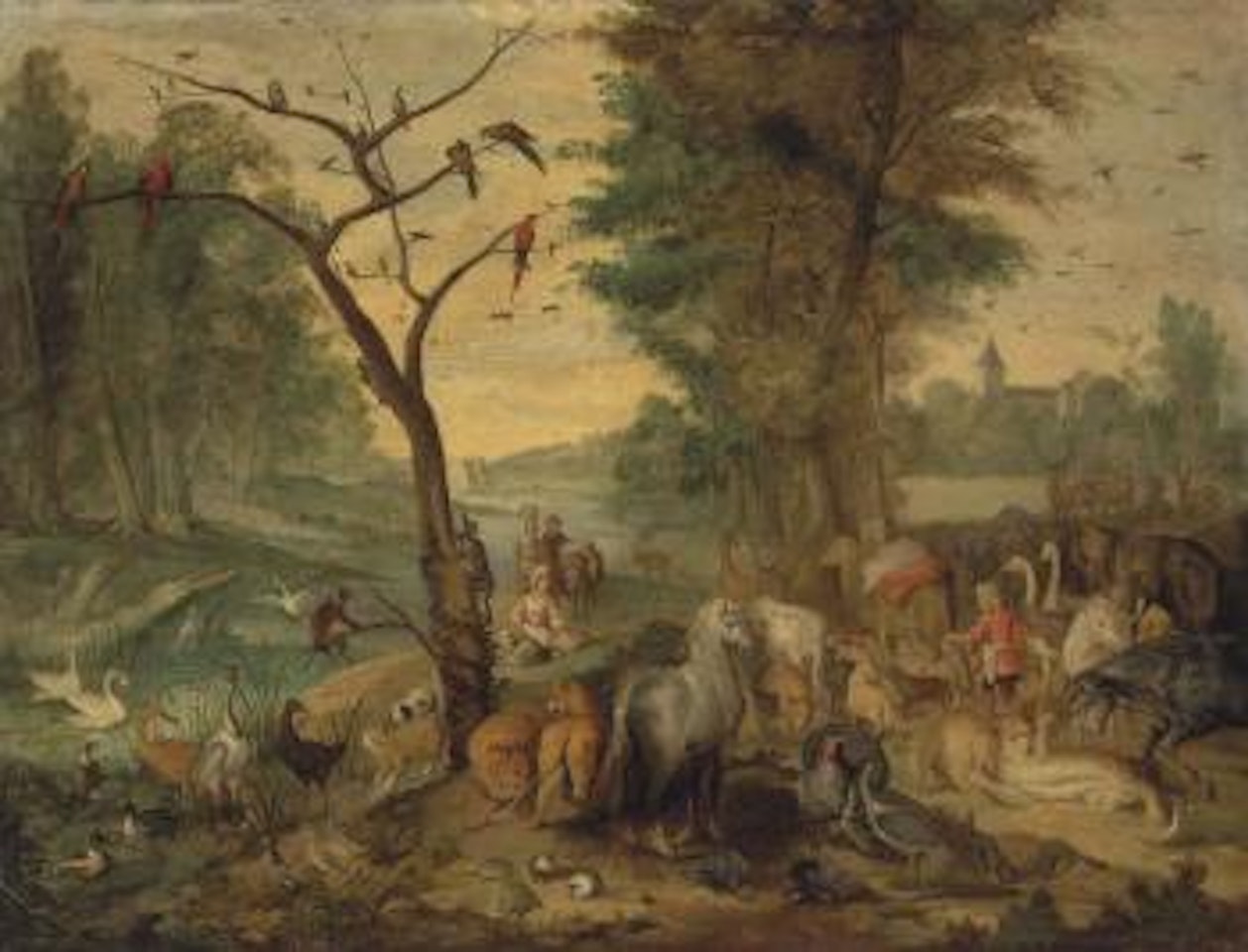 The Entry into Noah's Ark by Jan Brueghel the Younger