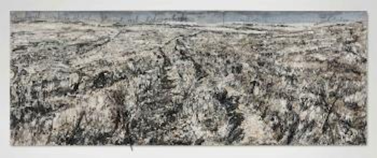 Beschwert sind die östlichen Himmel mit Seidengewebe..  The Eastern Skies are Laden with Silk.. by Anselm Kiefer