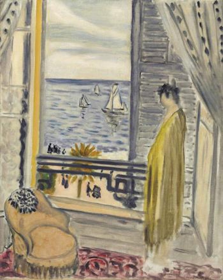Femme auprès de la fenêtre by Henri Matisse