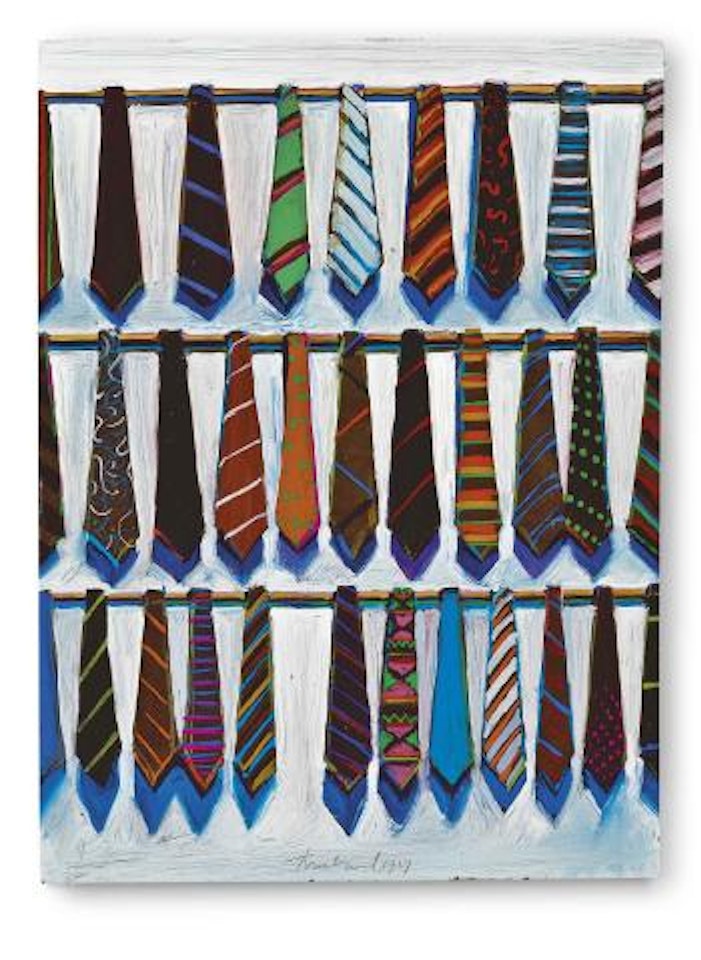 Row Ties by Wayne Thiebaud