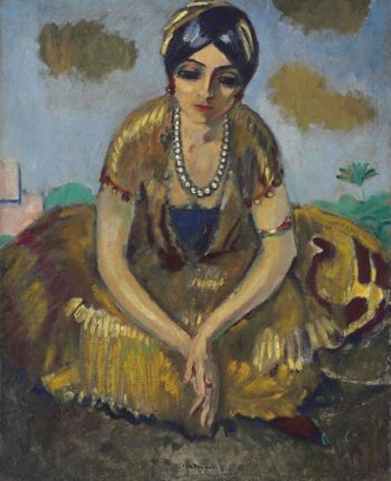 Egyptienne au collier de perles by Kees van Dongen