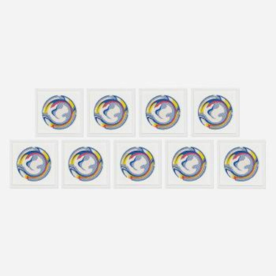Paper plates by Roy Lichtenstein