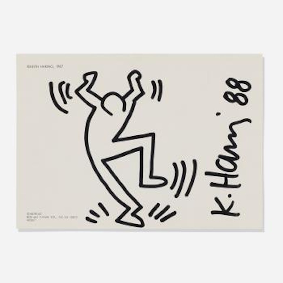 Untitled (postcard) by Keith Haring