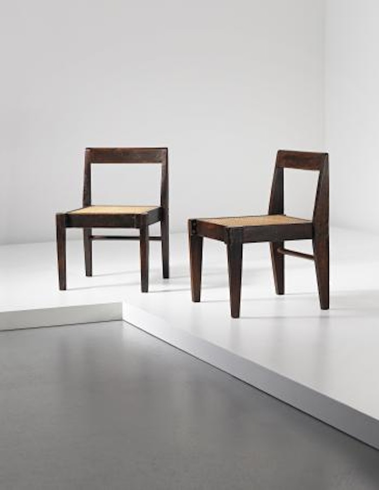 Demountable chairs, model no. PJ-SI-13-A by Pierre Jeanneret