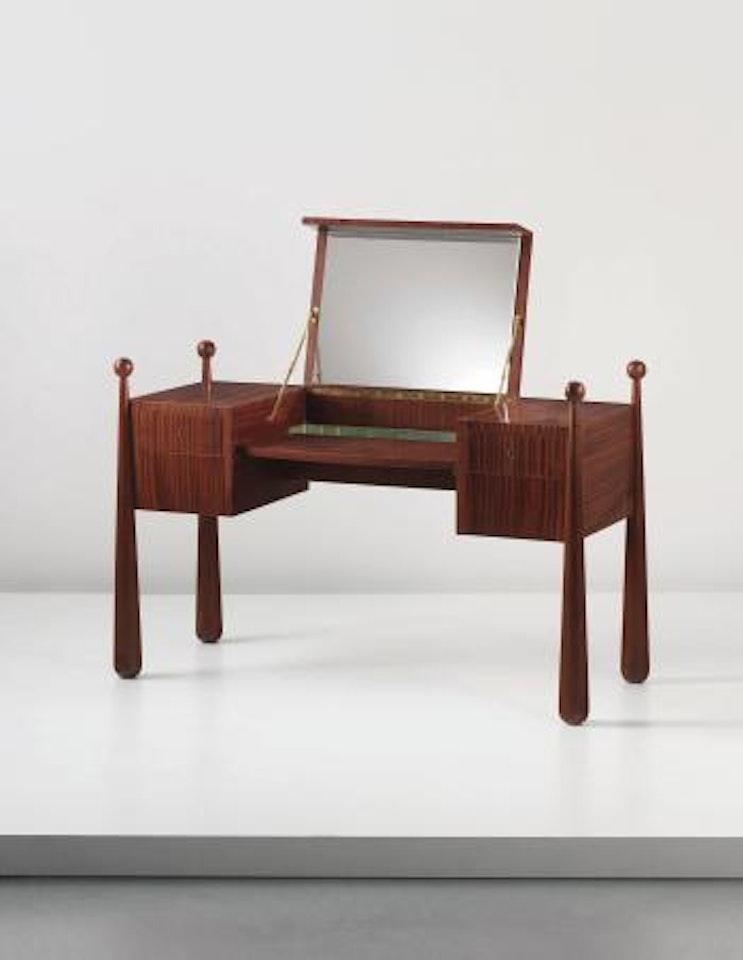 Rare 'Quille' dressing table by Jean Royere