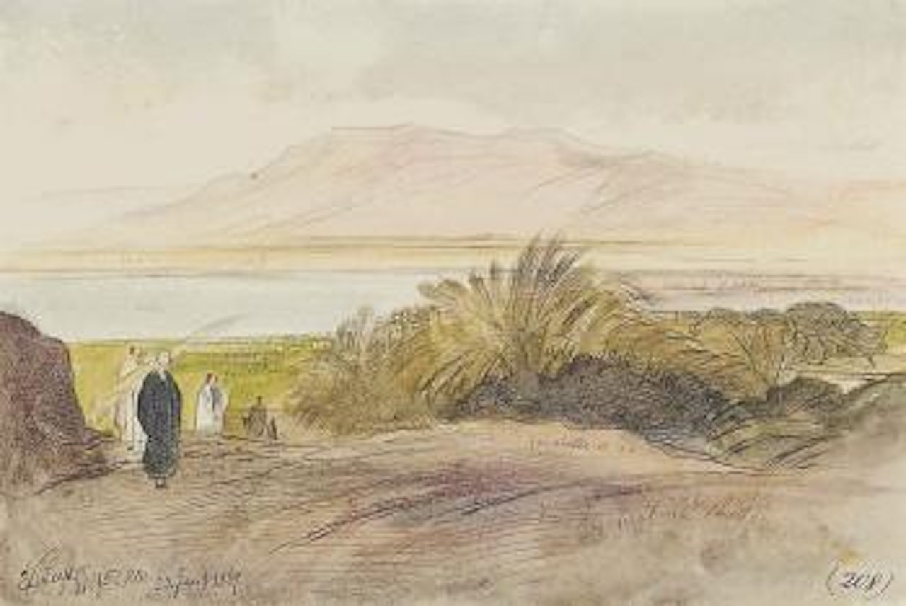 Girzeh, Egypt by Edward Lear