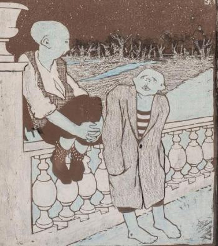 L’affaire du Vésinet - S’appeler... comme ça, et ne, pas savoir s’y prendre avec les femmes !!!, or L’enfant riche et l’enfant pauvre by Juan Gris