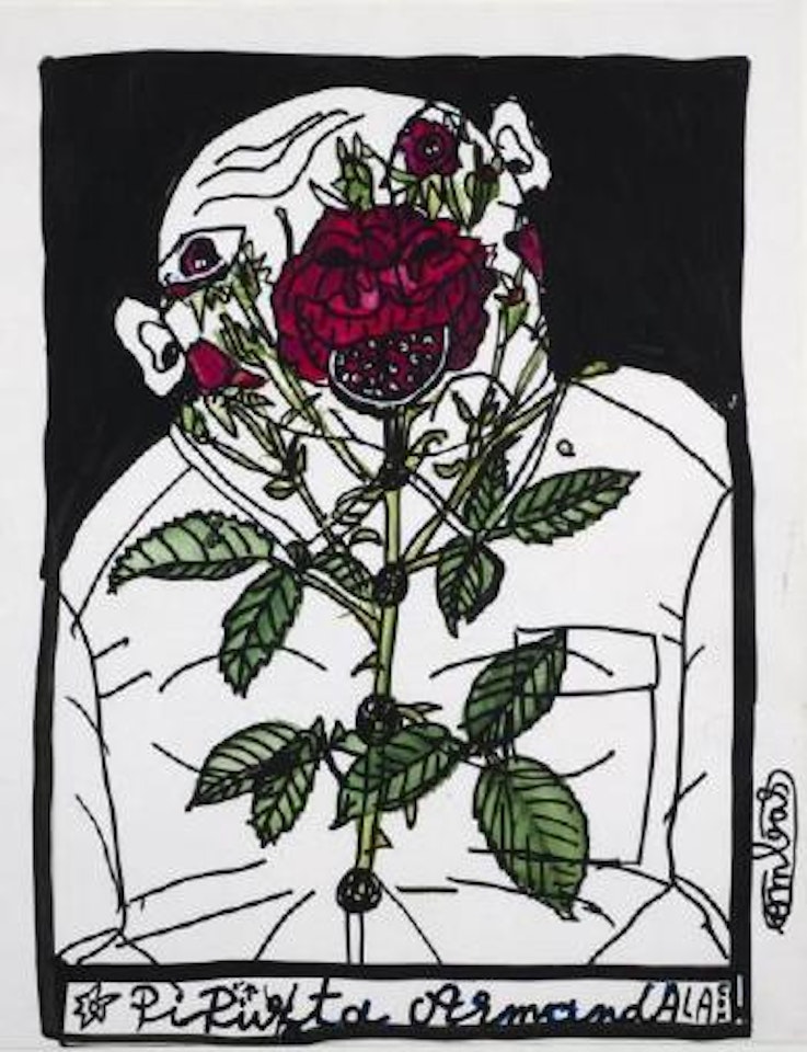 Roséa cachitum humanoïm by Robert Combas