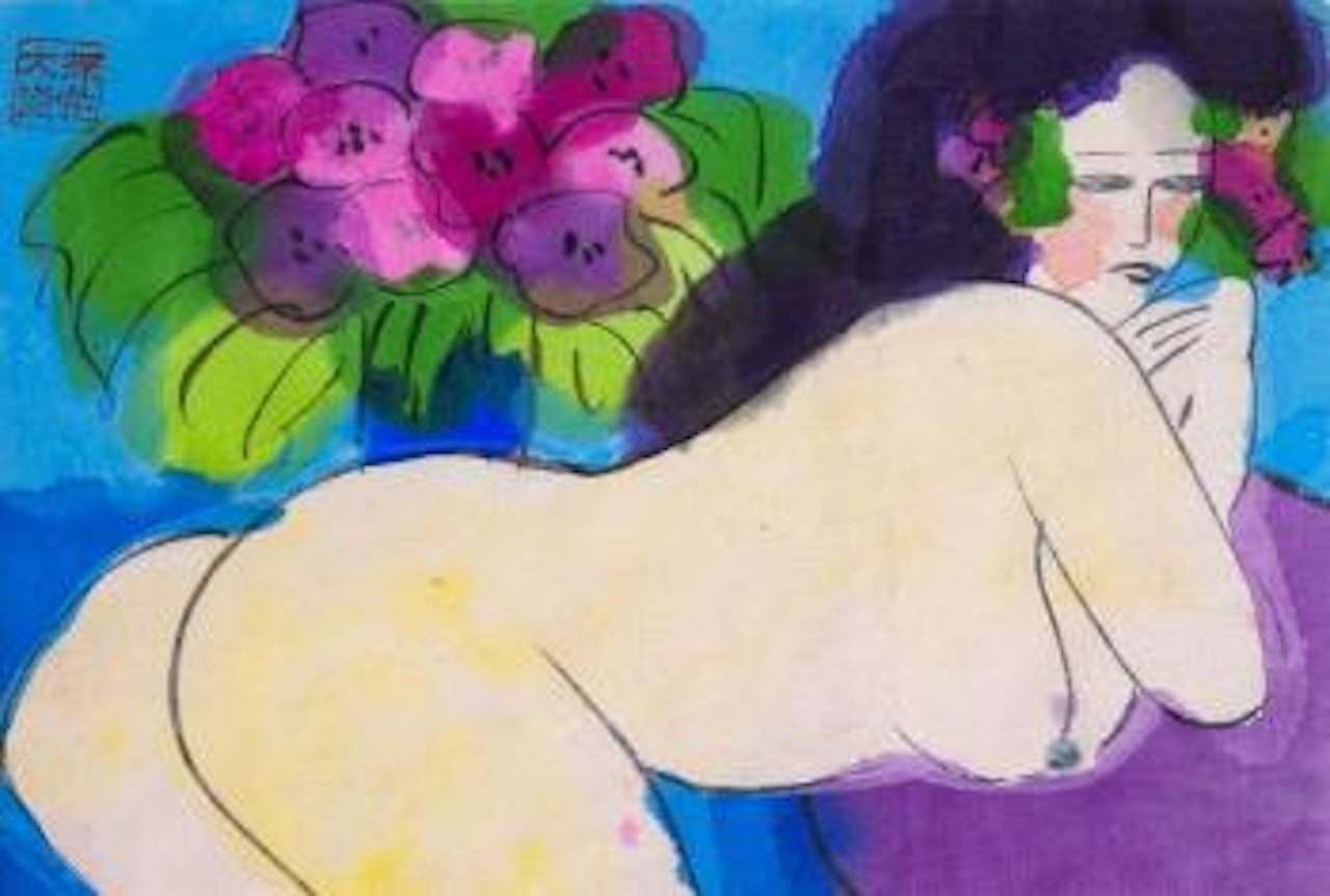 Sans titre (femme nue) by Walasse Ting