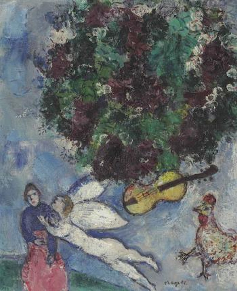 L'heure bleue by Marc Chagall