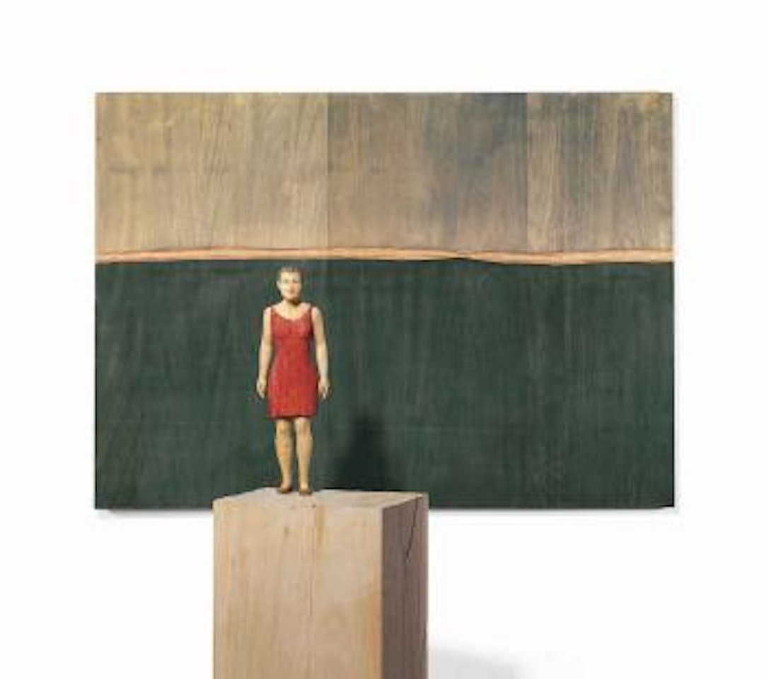 Figure And Relief (Vertical) by Stephan Balkenhol